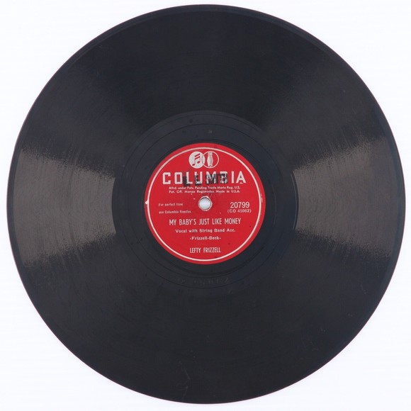 Lefty Frizzell – My Baby's Just Like Money/I Want To Be With 78 rpm Record 20799 - Picture 2 of 16